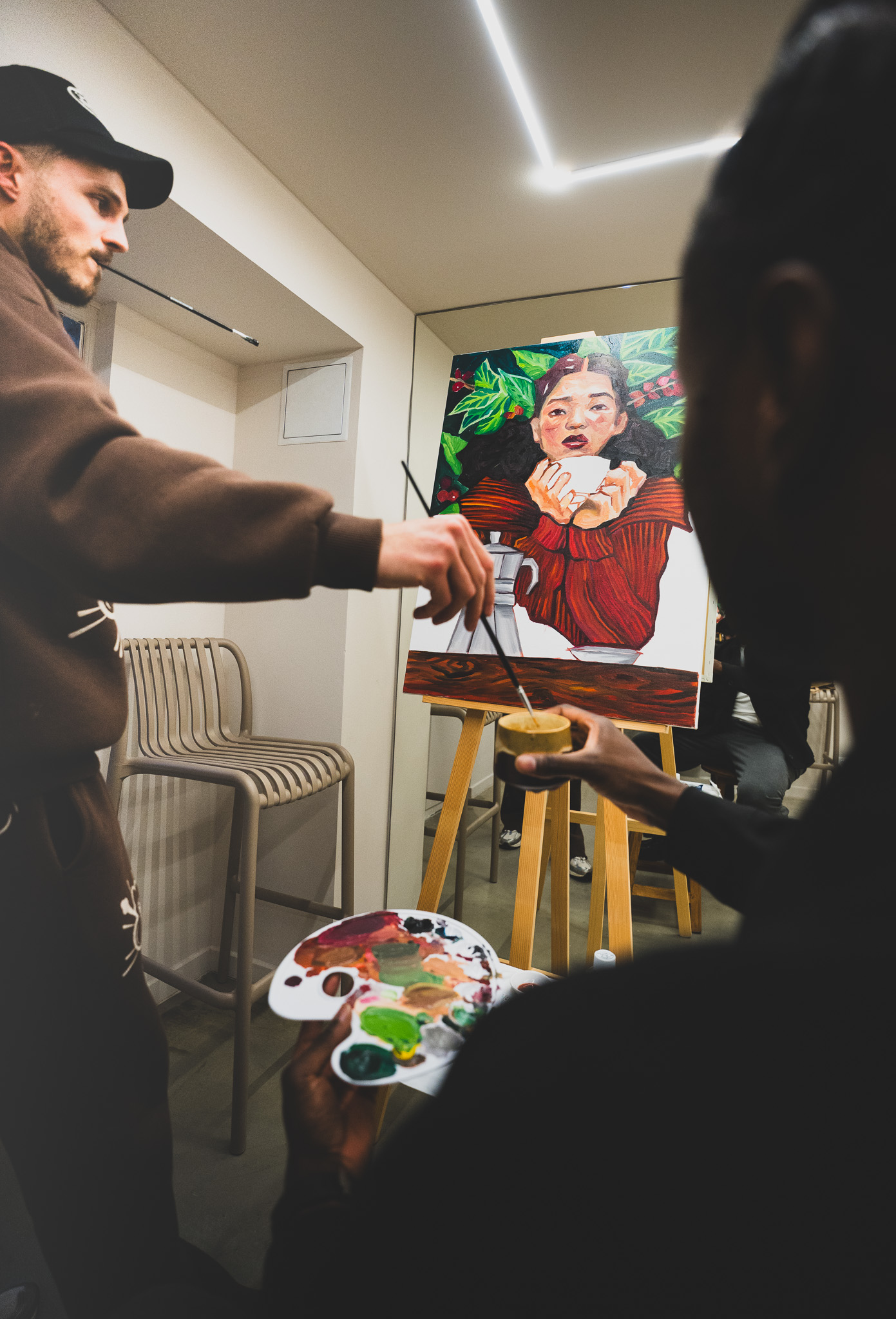 Live painting